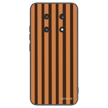 Picasee silikonový černý obal pro Honor Magic4 Lite 5G - Caramel lines
