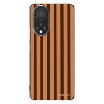 Picasee silikonový průhledný obal pro Honor X7 - Caramel lines