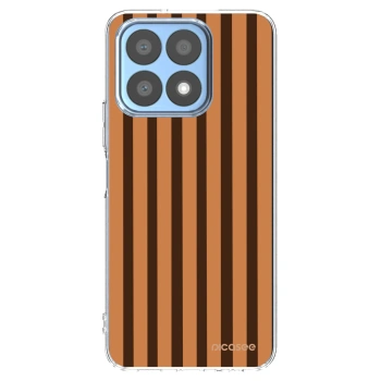 Picasee silikonový průhledný obal pro Honor X8a - Caramel lines