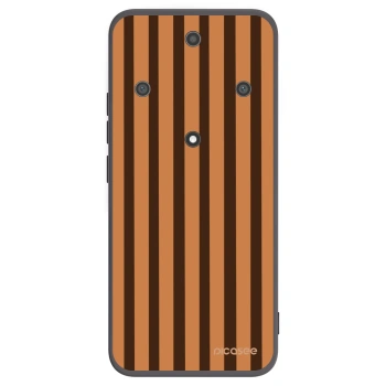 Picasee silikonový černý obal pro Honor Magic5 Lite 5G - Caramel lines