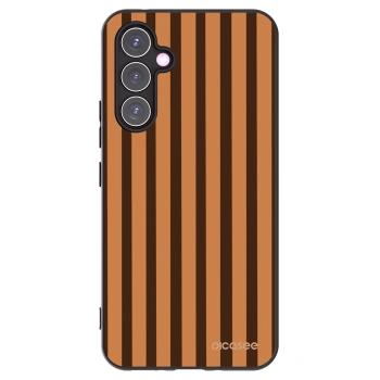 Picasee silikonový černý obal pro Samsung Galaxy A54 5G A546B - Caramel lines