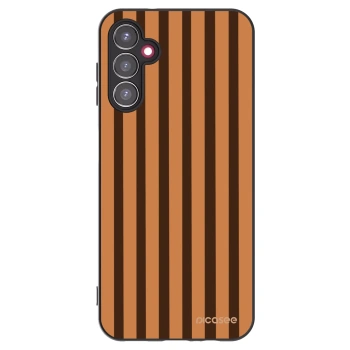 Picasee silikonový černý obal pro Samsung Galaxy A14 5G A146P - Caramel lines