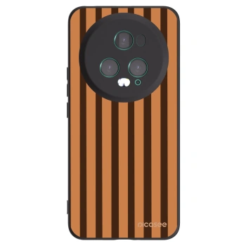 Picasee silikonový černý obal pro Honor Magic5 Pro - Caramel lines