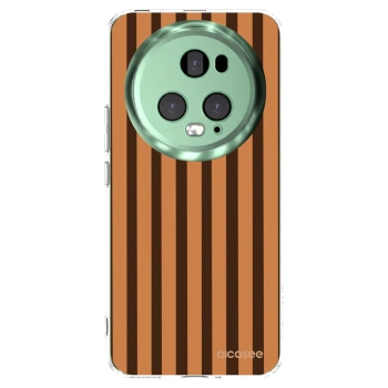 Picasee silikonový průhledný obal pro Honor Magic5 Pro - Caramel lines