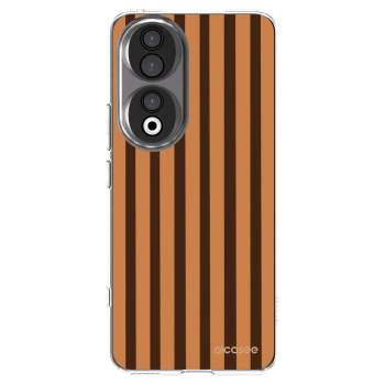 Picasee silikonový průhledný obal pro Honor 90 5G - Caramel lines