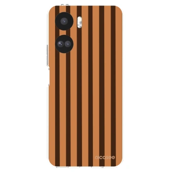 Picasee silikonový průhledný obal pro Honor 90 Lite 5G - Caramel lines