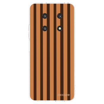 Picasee silikonový průhledný obal pro Honor Magic4 Lite 5G - Caramel lines