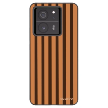 Picasee silikonový černý obal pro Xiaomi 13T - Caramel lines