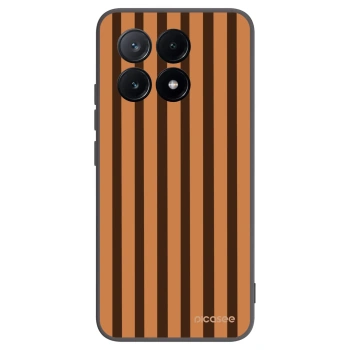 Picasee silikonový černý obal pro Xiaomi Poco X6 Pro - Caramel lines