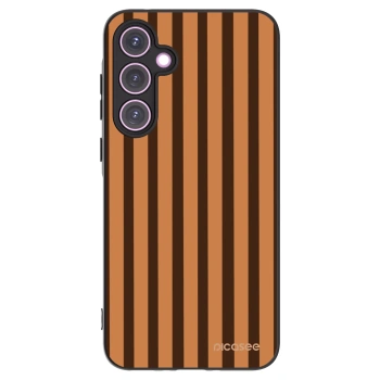 Picasee silikonový černý obal pro Samsung Galaxy A35 5G A356B - Caramel lines