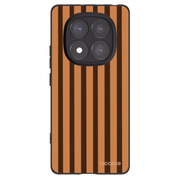 Picasee silikonový černý obal pro Xiaomi Redmi Note 14 Pro+ 5G - Caramel lines