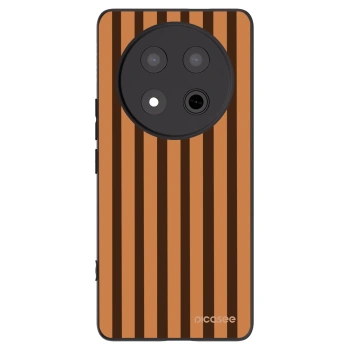 Picasee silikonový černý obal pro Honor Magic7 Lite 5G - Caramel lines