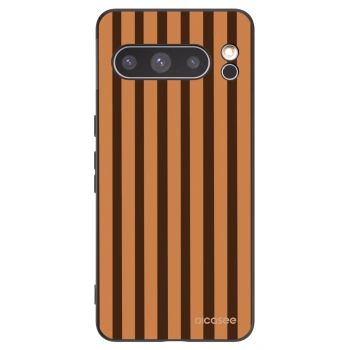 Picasee silikonový černý obal pro Google Pixel 8 Pro - Caramel lines