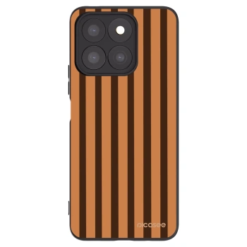 Picasee silikonový černý obal pro Honor X8c - Caramel lines