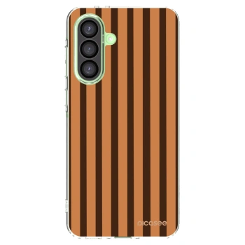 Picasee silikonový průhledný obal pro Samsung Galaxy A26 5G A266B - Caramel lines