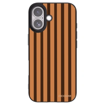 Picasee silikonový černý obal pro Apple iPhone 17 - Caramel lines