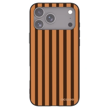 Picasee silikonový černý obal pro Apple iPhone 17 Pro Max - Caramel lines