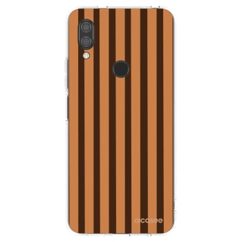 Picasee silikonový průhledný obal pro Xiaomi Redmi 7 - Caramel lines
