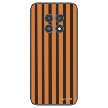 Picasee silikonový černý obal pro Realme 12X - Caramel lines