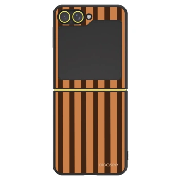 Obal pro Samsung Galaxy Z Flip7 FE 5G - Caramel lines