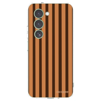 Picasee silikonový průhledný obal pro Xiaomi Redmi 15 5G - Caramel lines