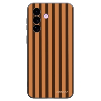 Picasee silikonový černý obal pro Samsung Galaxy A57 5G - Caramel lines