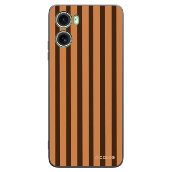 Picasee silikonový černý obal pro Motorola Moto G06 - Caramel lines