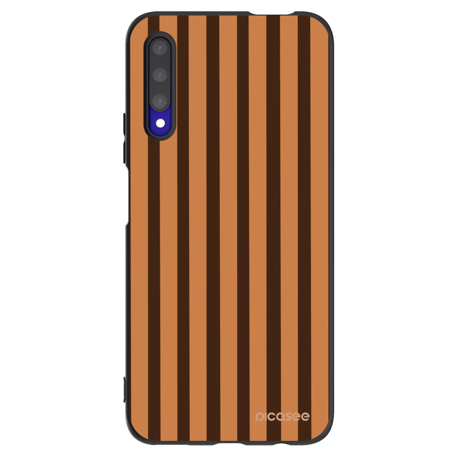 Picasee silikonový černý obal pro Honor 9X Pro - Caramel lines