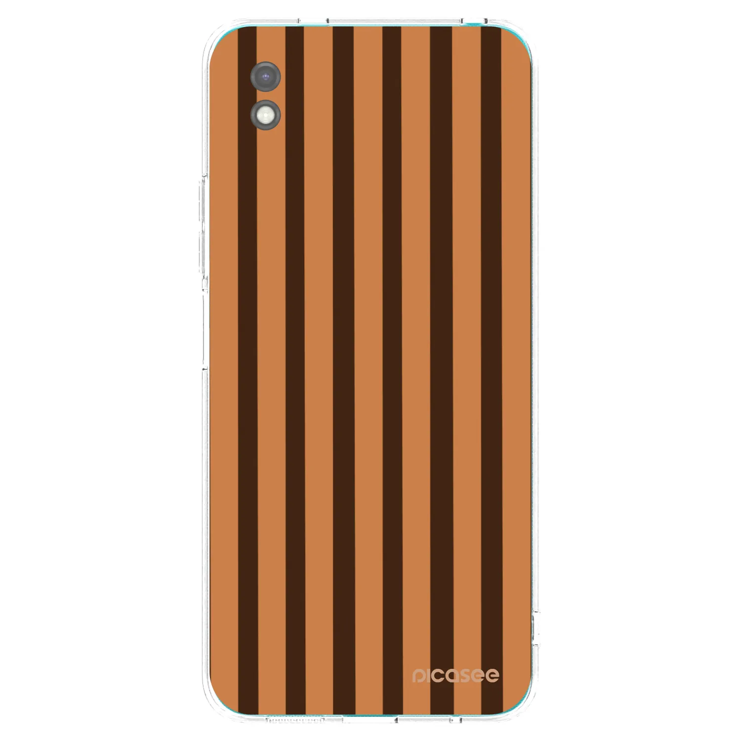 Picasee silikonový černý obal pro Xiaomi Redmi 9A - Caramel lines