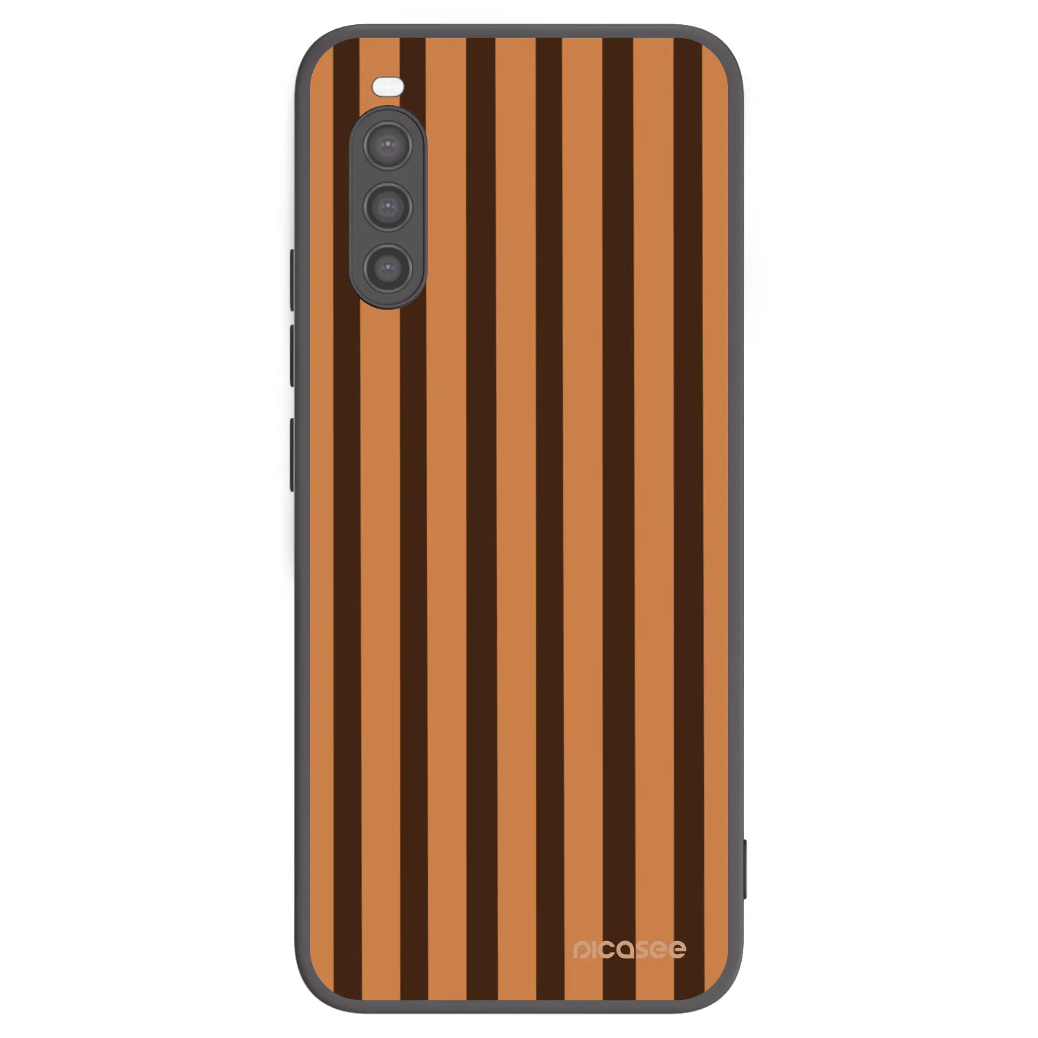 Picasee silikonový černý obal pro Sony Xperia 10 II - Caramel lines