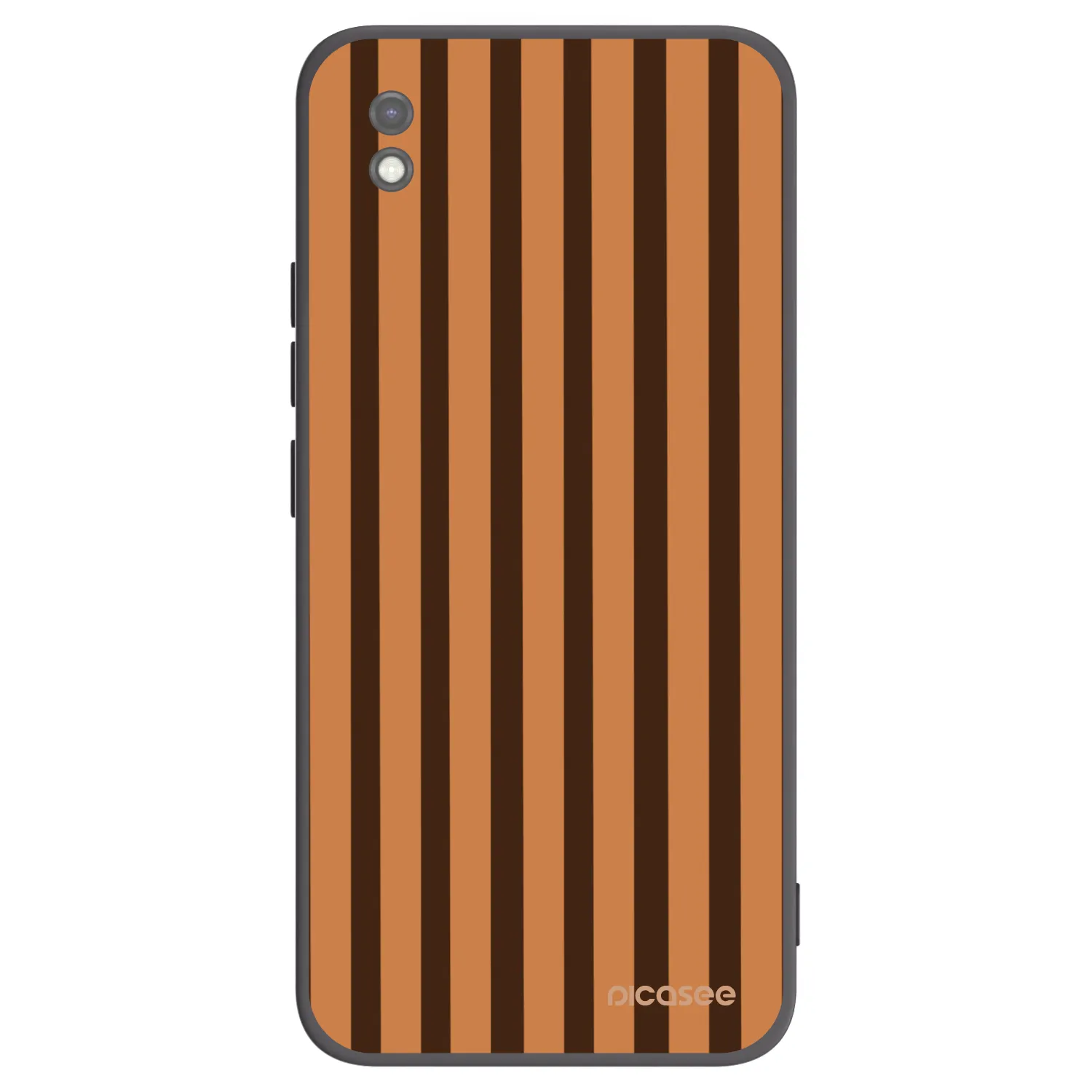 Picasee silikonový černý obal pro Xiaomi Redmi 9AT - Caramel lines