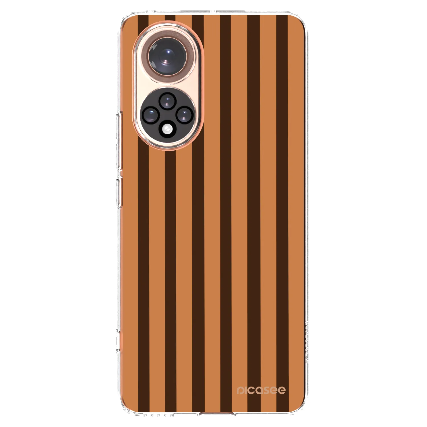 Picasee silikonový průhledný obal pro Honor 50 5G - Caramel lines