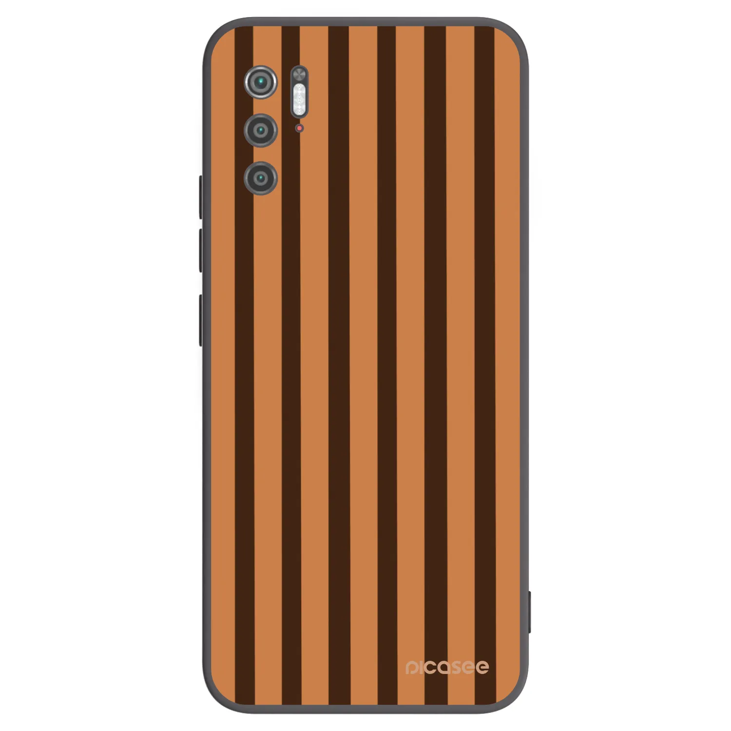 Picasee silikonový černý obal pro Xiaomi Poco M3 Pro 5G - Caramel lines