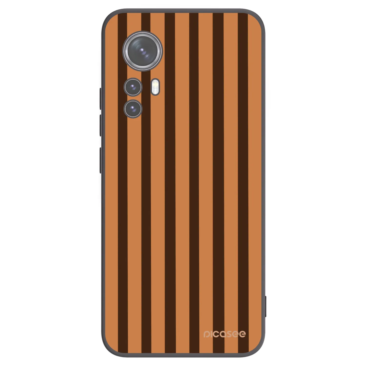 Picasee silikonový černý obal pro Xiaomi 12 - Caramel lines