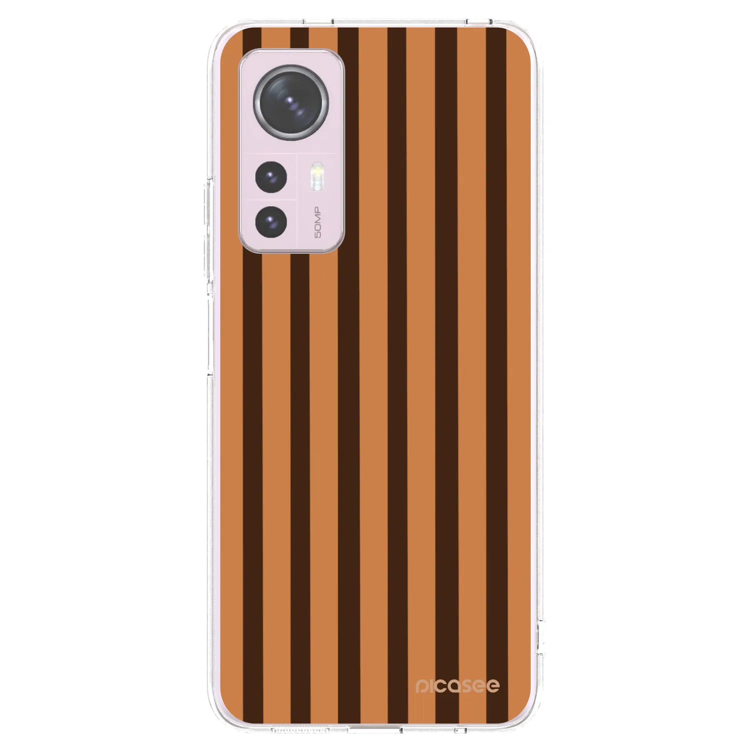 Picasee silikonový průhledný obal pro Xiaomi 12 - Caramel lines