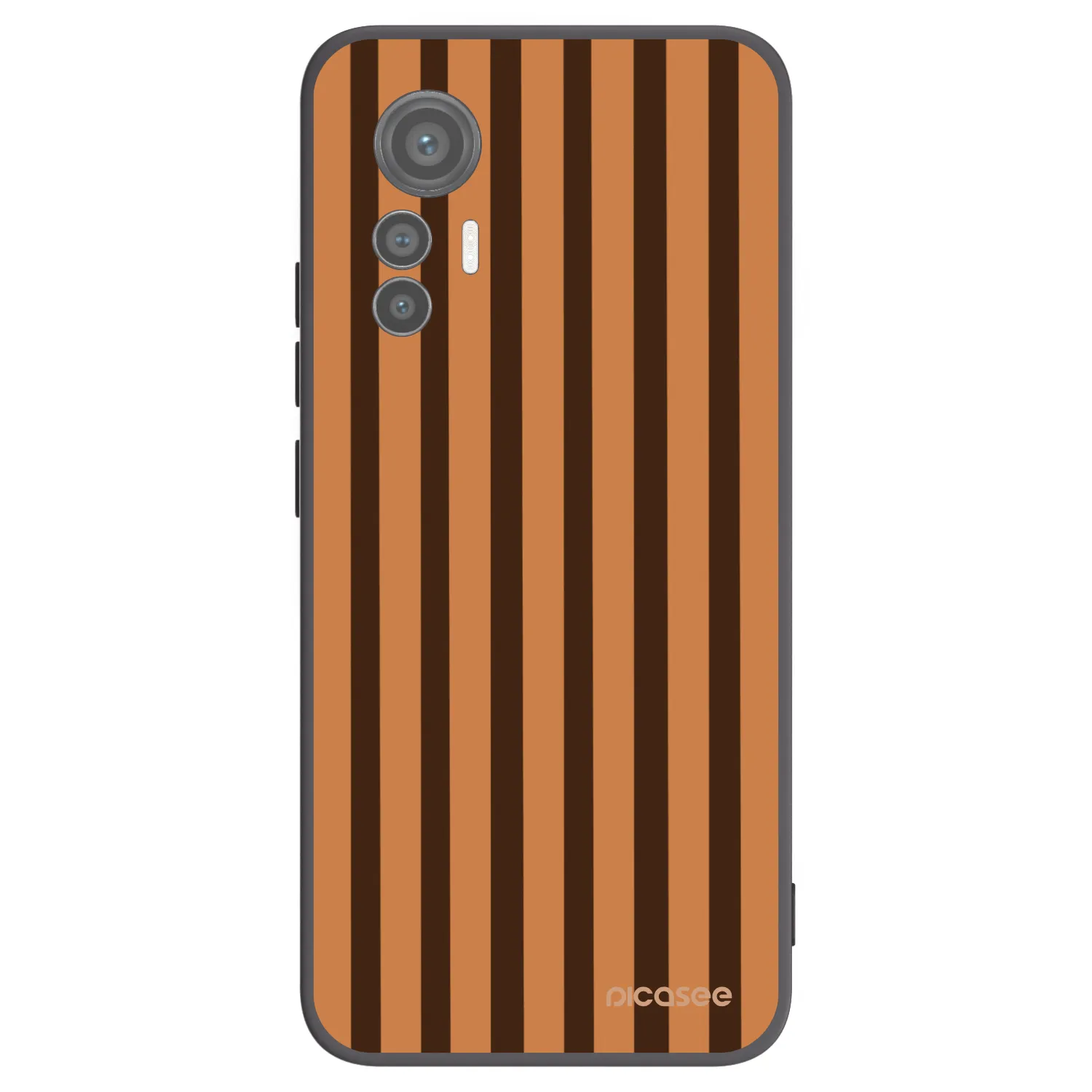 Picasee silikonový černý obal pro Xiaomi 12 Lite - Caramel lines