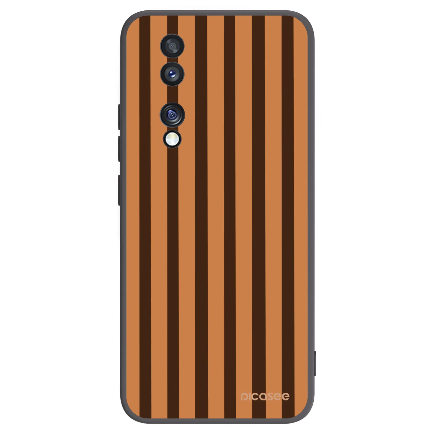 Picasee silikonový černý obal pro Honor 70 - Caramel lines