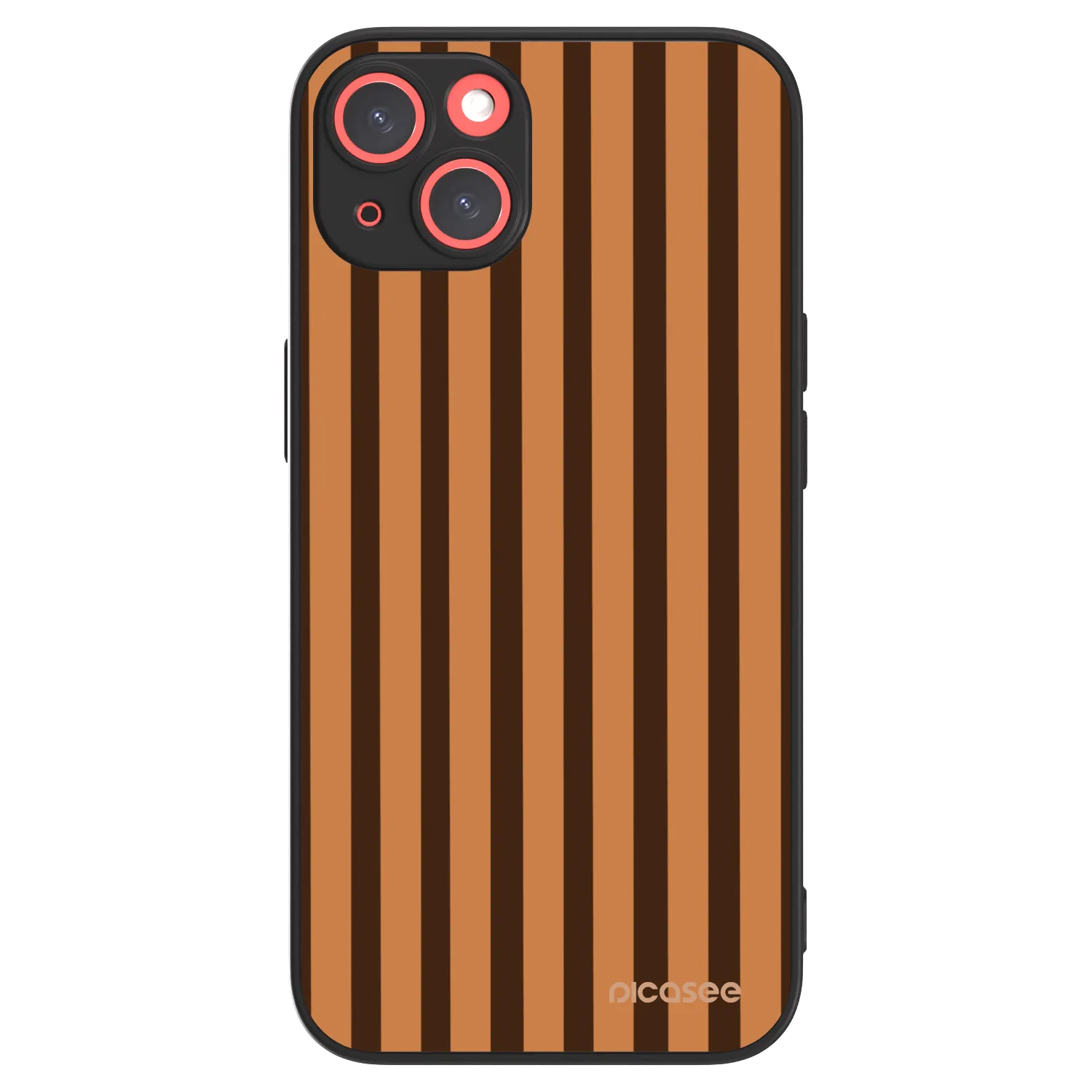 Picasee ULTIMATE CASE MagSafe pro Apple iPhone 13 - Caramel lines