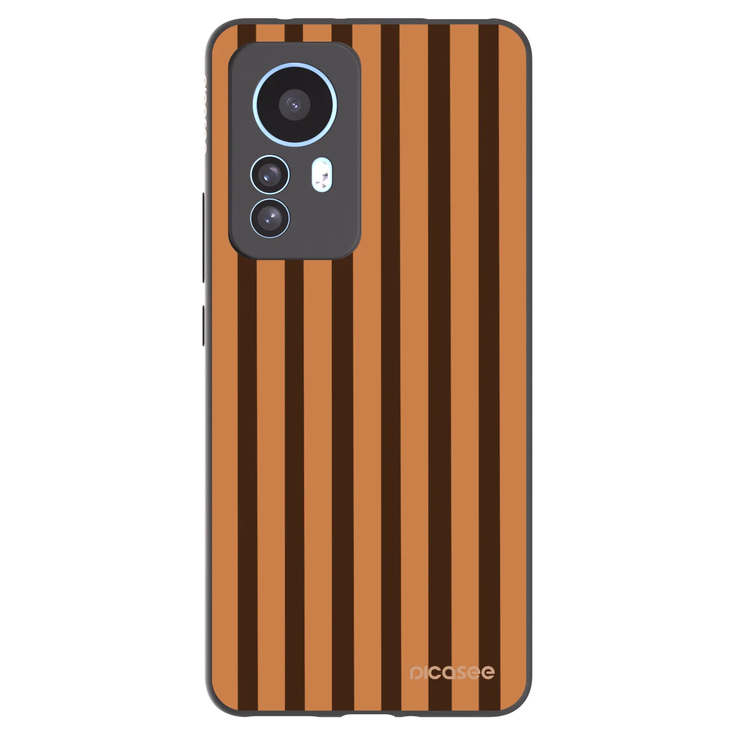 Picasee silikonový černý obal pro Xiaomi 12T Pro - Caramel lines