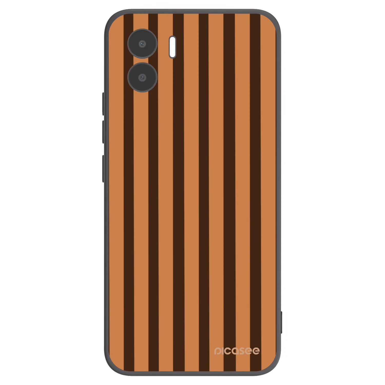Picasee silikonový černý obal pro Xiaomi Redmi A1 - Caramel lines