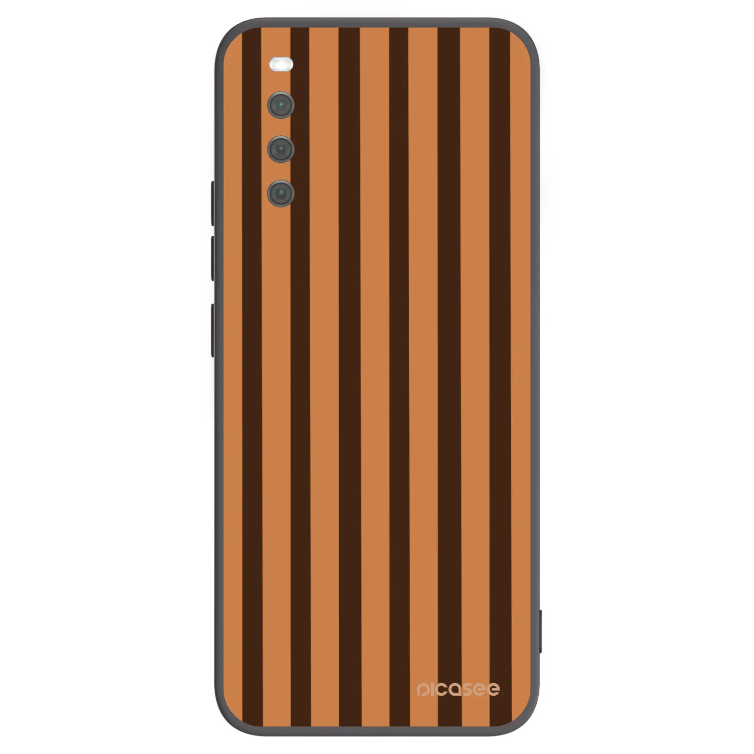 Picasee silikonový černý obal pro Sony Xperia 10 III - Caramel lines