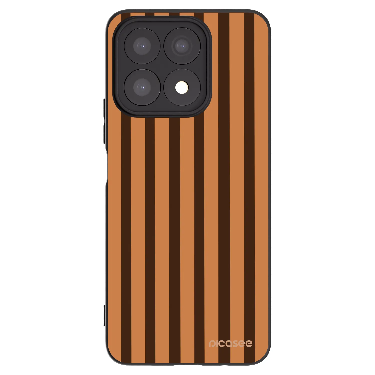 Picasee silikonový černý obal pro Honor X8a - Caramel lines