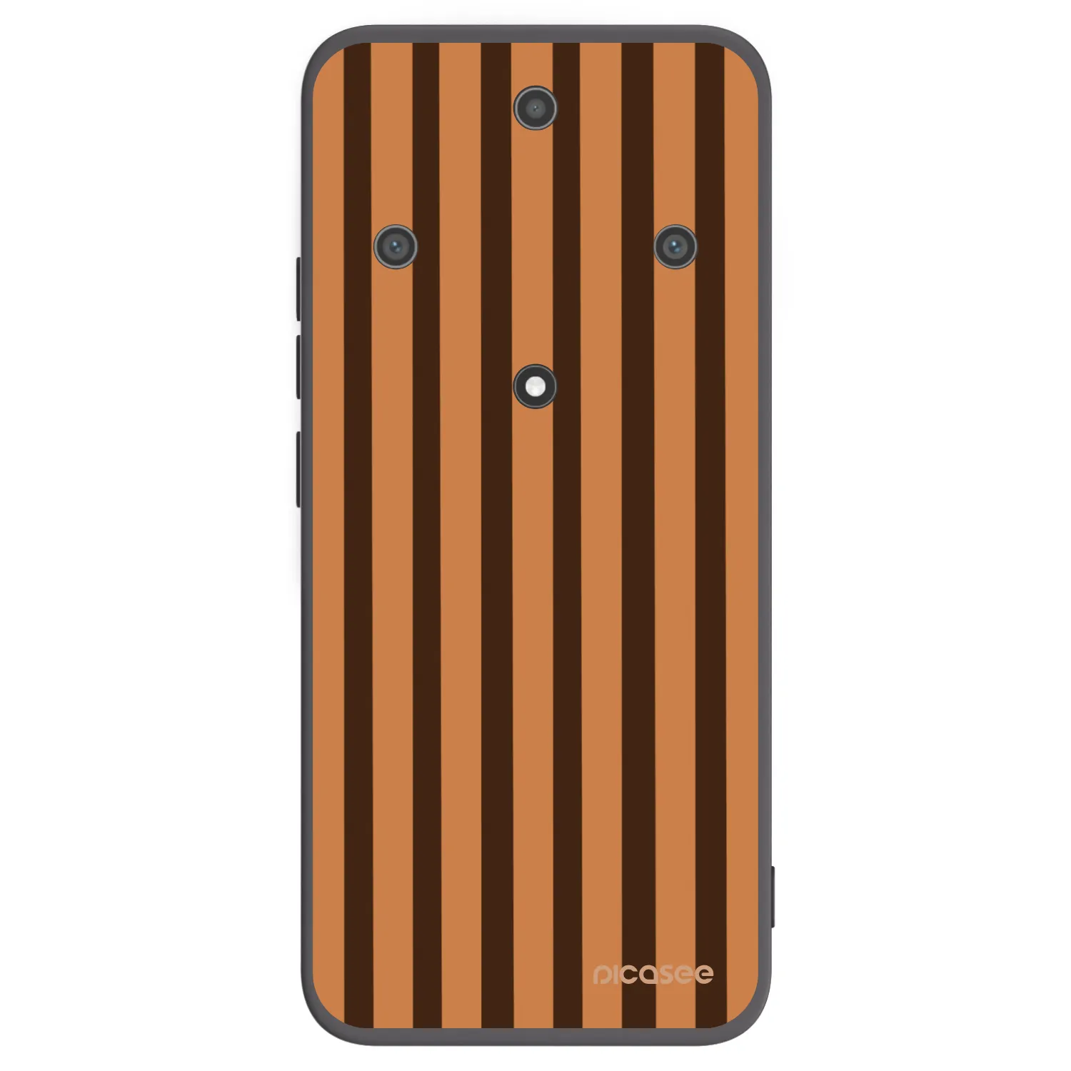 Picasee silikonový černý obal pro Honor Magic5 Lite 5G - Caramel lines