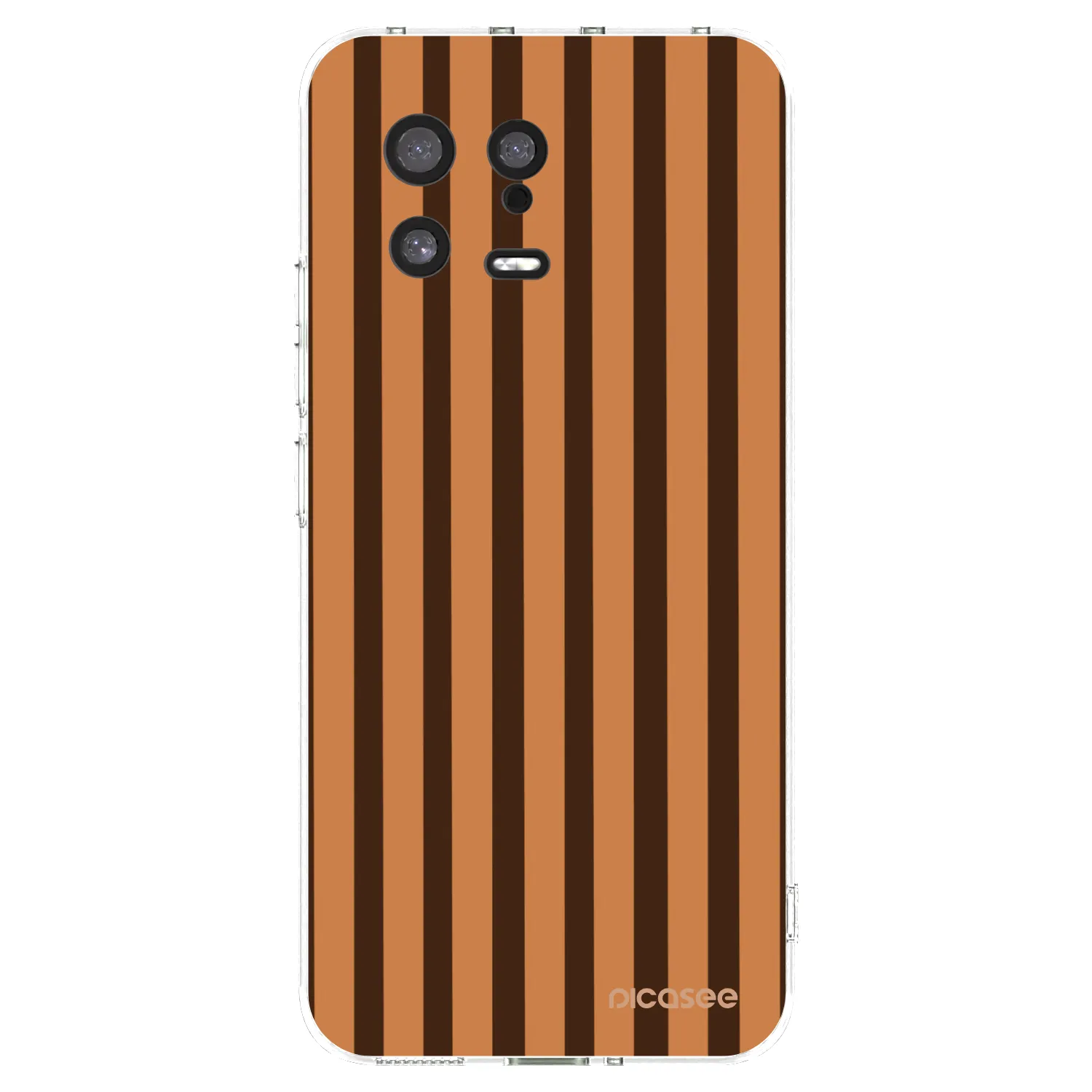 Picasee silikonový průhledný obal pro Xiaomi 13 - Caramel lines