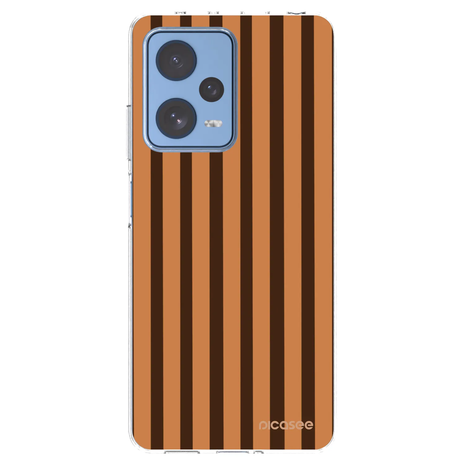 Picasee silikonový průhledný obal pro Xiaomi Redmi Note 12 Pro 5G - Caramel lines