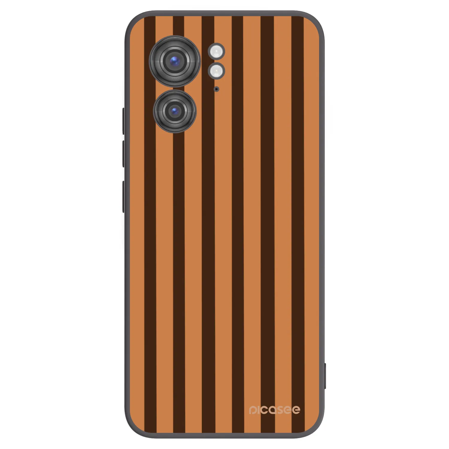 Picasee silikonový černý obal pro Motorola Edge 40 - Caramel lines