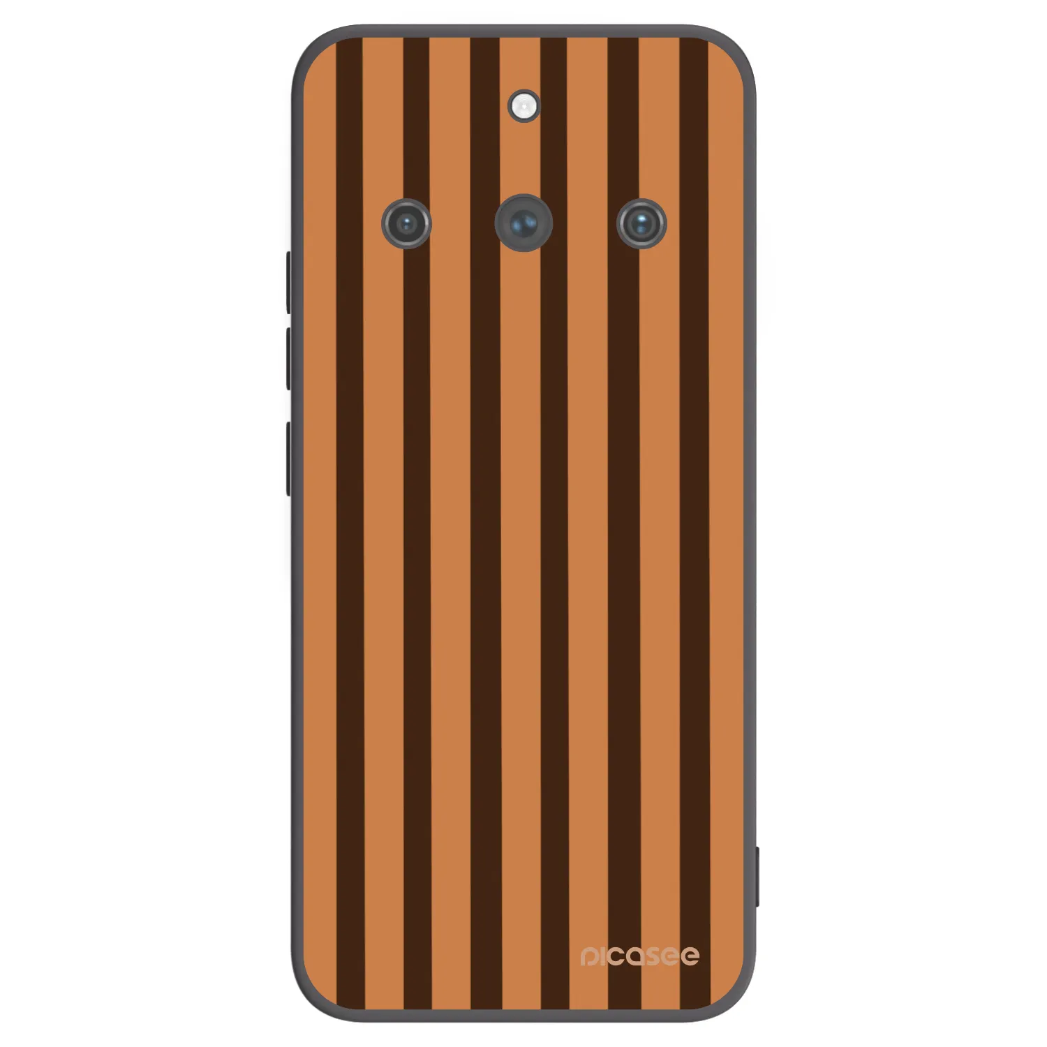 Picasee silikonový černý obal pro Realme 11 Pro+ - Caramel lines