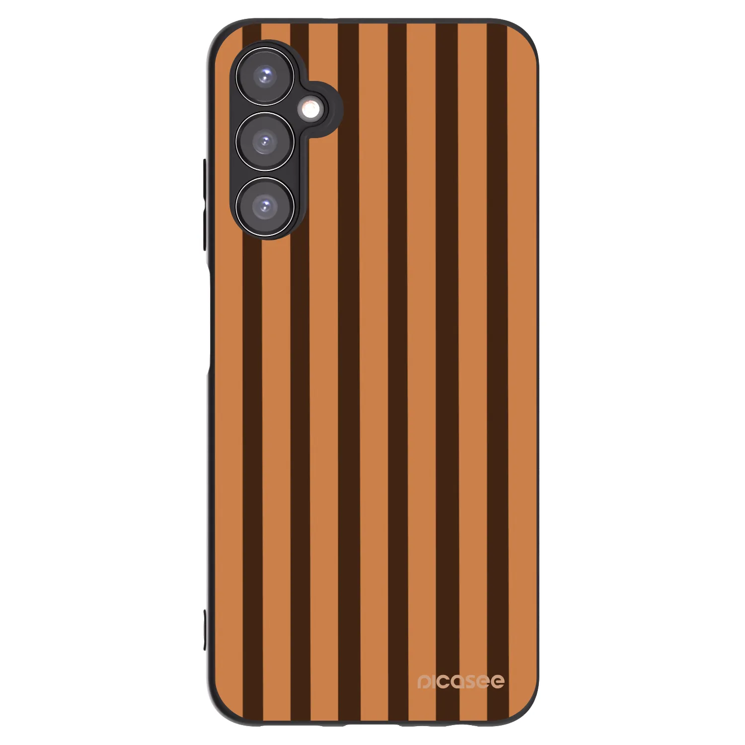 Picasee silikonový černý obal pro Samsung Galaxy A05s A057G - Caramel lines