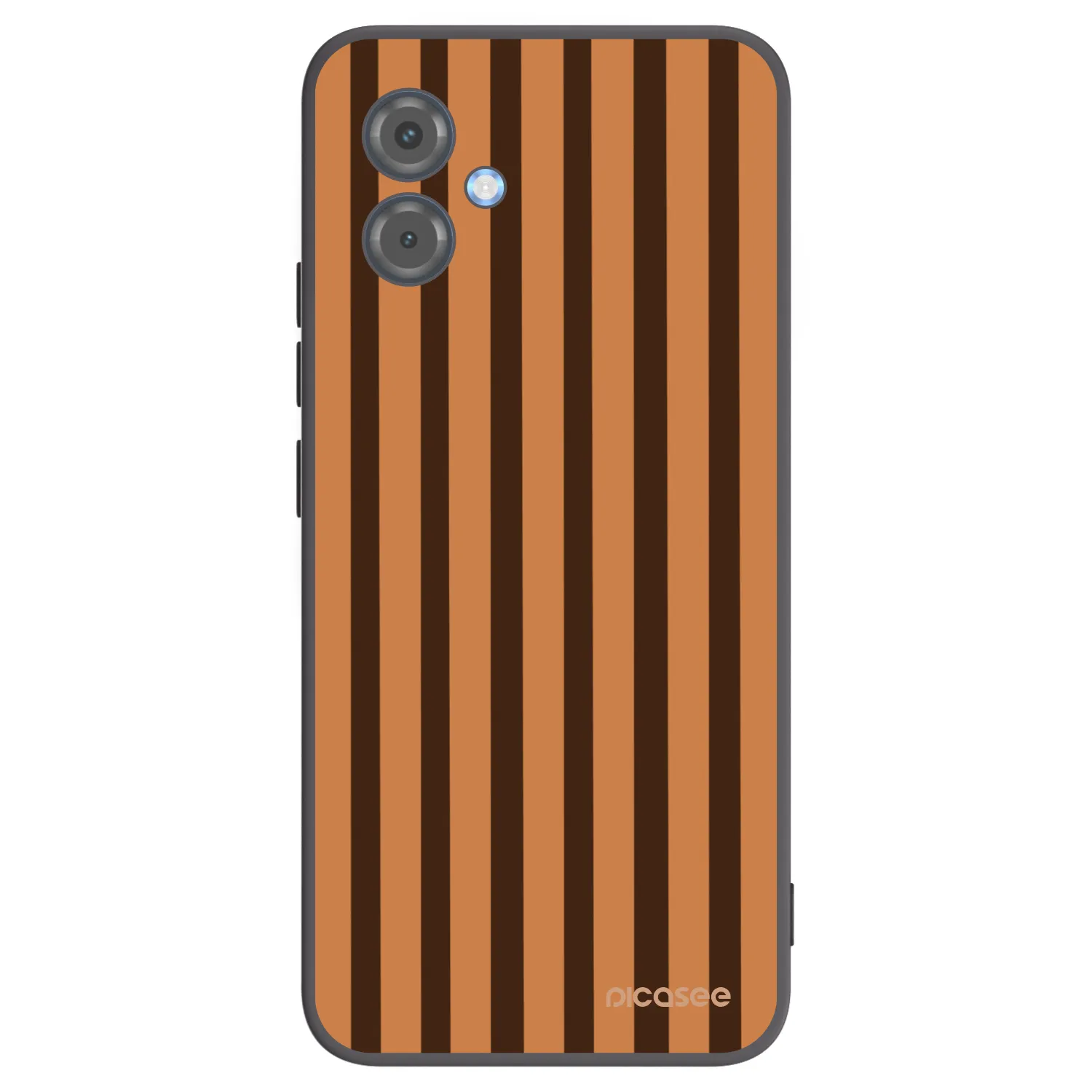 Picasee silikonový černý obal pro Motorola Moto G14 - Caramel lines