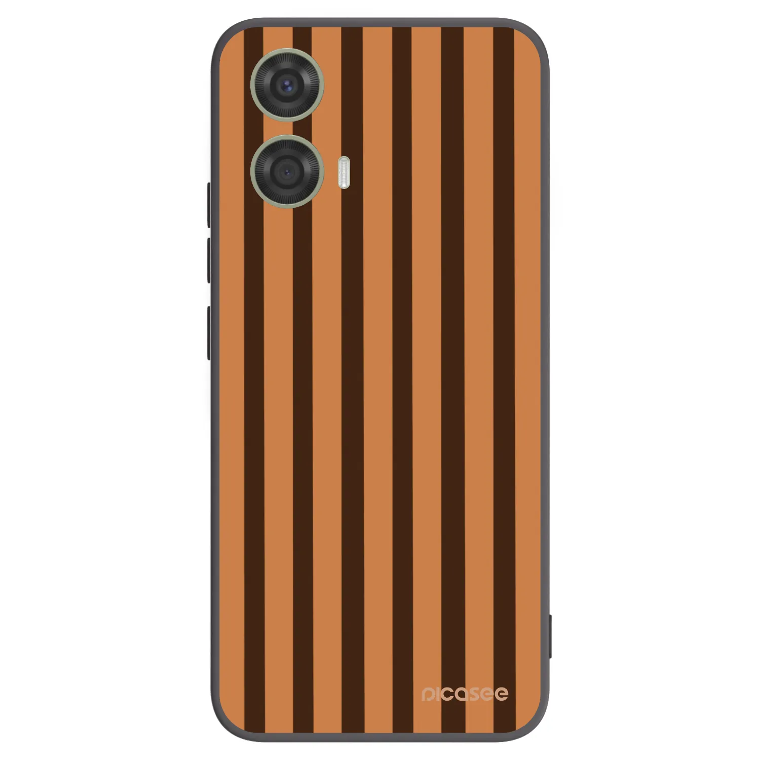 Picasee silikonový černý obal pro Motorola Moto G24 - Caramel lines